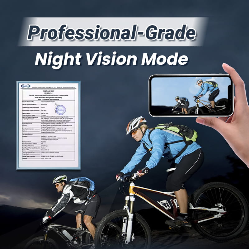 🔥Vente Chaud🔥 Ensemble de Caméra de Vélo Portable 4K HD