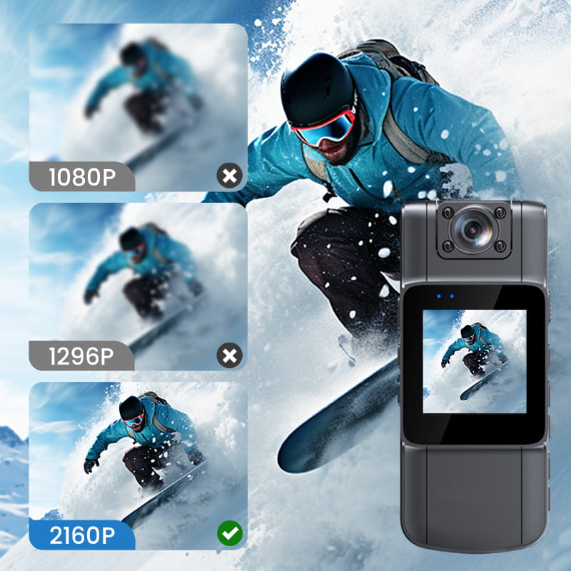 🔥Vente Chaud🔥 Ensemble de Caméra de Vélo Portable 4K HD