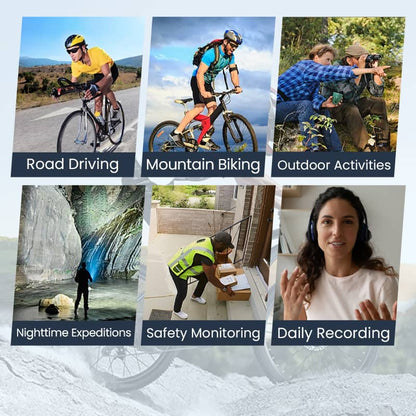 🔥Vente Chaud🔥 Ensemble de Caméra de Vélo Portable 4K HD