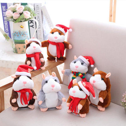 Peluche hamster parlante – répète tout ce que vous dites, remue la tête automatiquement ; un divertissement hilarant pour les enfants comme pour les adultes