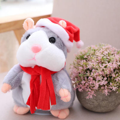 Peluche hamster parlante – répète tout ce que vous dites, remue la tête automatiquement ; un divertissement hilarant pour les enfants comme pour les adultes