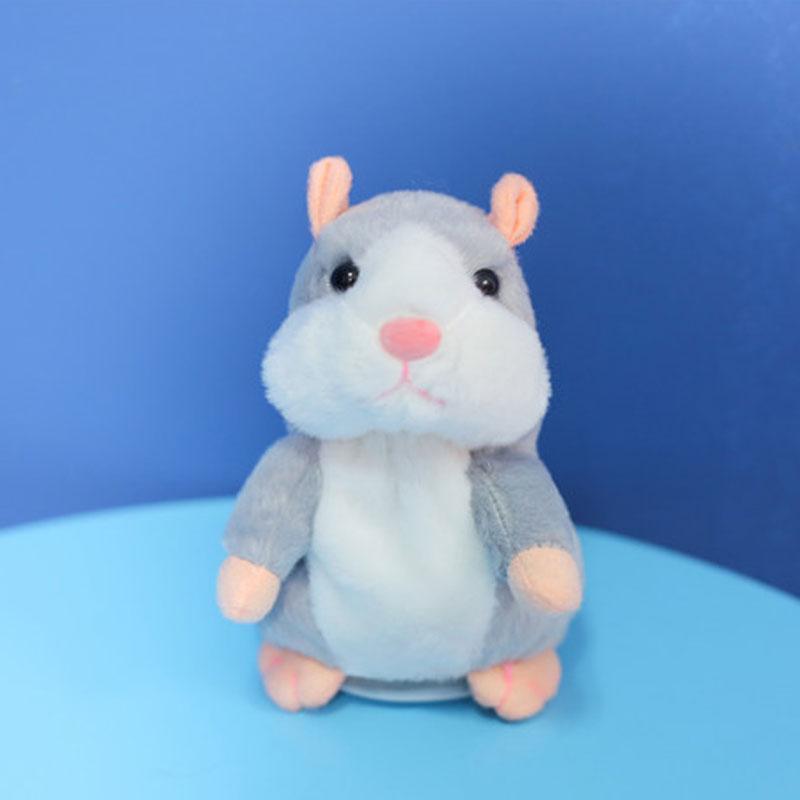 Peluche hamster parlante – répète tout ce que vous dites, remue la tête automatiquement ; un divertissement hilarant pour les enfants comme pour les adultes