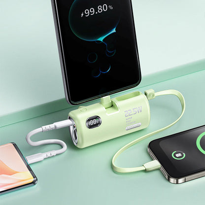 Chargeur portable 22,5 W avec câbles intégrés