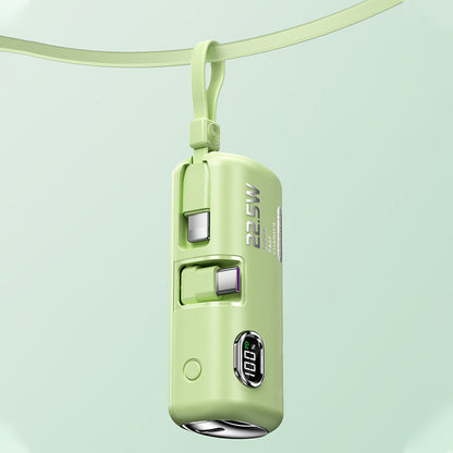 Chargeur portable 22,5 W avec câbles intégrés