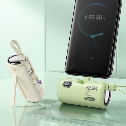 Chargeur portable 22,5 W avec câbles intégrés