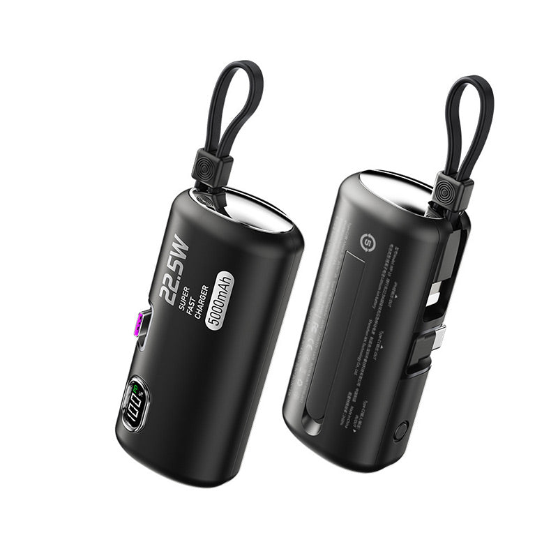 Chargeur portable 22,5 W avec câbles intégrés