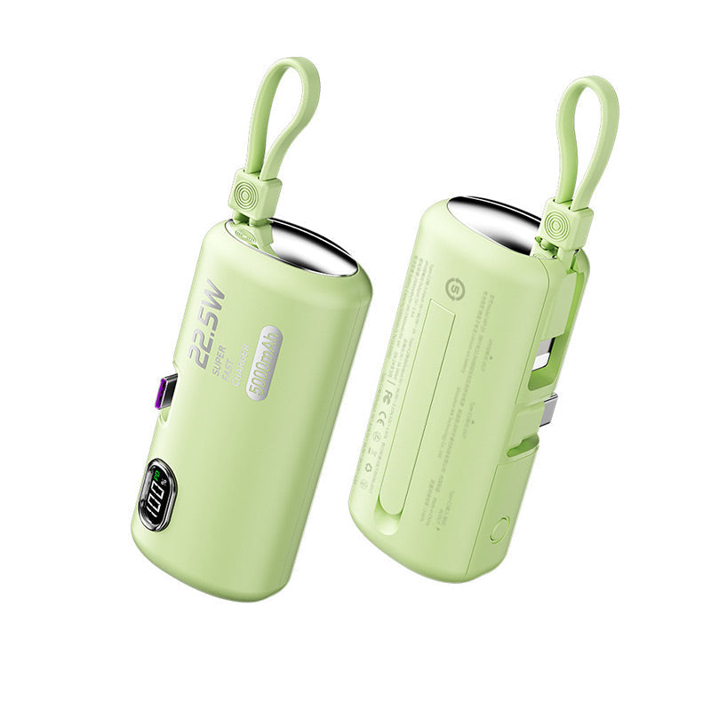 Chargeur portable 22,5 W avec câbles intégrés