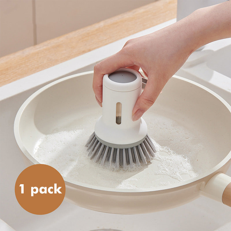 Ensemble de brosses à casseroles suspendues et rotatives