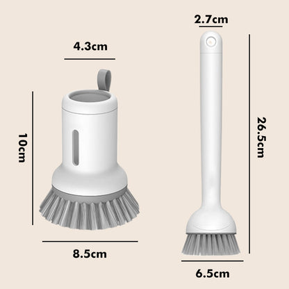 Ensemble de brosses à casseroles suspendues et rotatives
