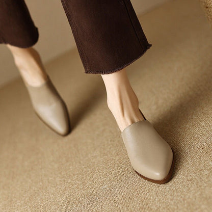 ✨ SOLDES D'AUTOMNE -50% 💕 Chaussures Femme Vintage à Bout Pointu Slip-On Douces