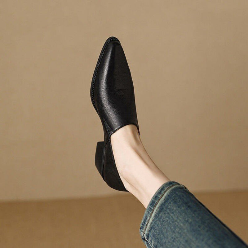 ✨ SOLDES D'AUTOMNE -50% 💕 Chaussures Femme Vintage à Bout Pointu Slip-On Douces