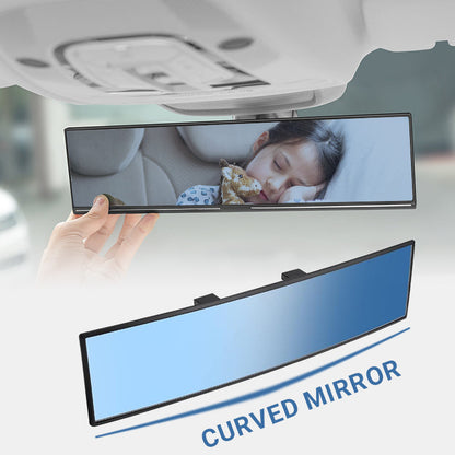 🚗 -50% MAINTENANT ! 👀 Rétroviseur incurvé grand angle pour voiture – Réduit les angles morts – Universel et facile à clipser 🛡️