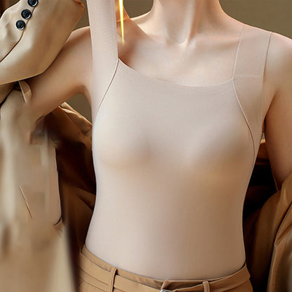 Débardeur Femme Ultra Confortable 😌 à Encollure U | Avec Soutien-gorge Intégré pour un Look Parfait 💫✨