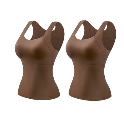 Débardeur Femme Ultra Confortable 😌 à Encollure U | Avec Soutien-gorge Intégré pour un Look Parfait 💫✨