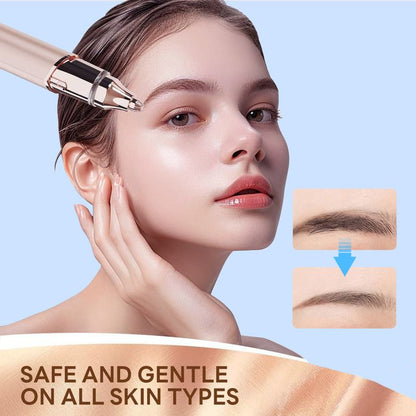 💡🪒 Épilateur facial 2-en-1 pour femme – Doux, éclairage LED, recharge USB, l’outil de précision qui capture les poils les plus fins pour une peau lisse et nette, à la maison comme en voyage 🌸🔋