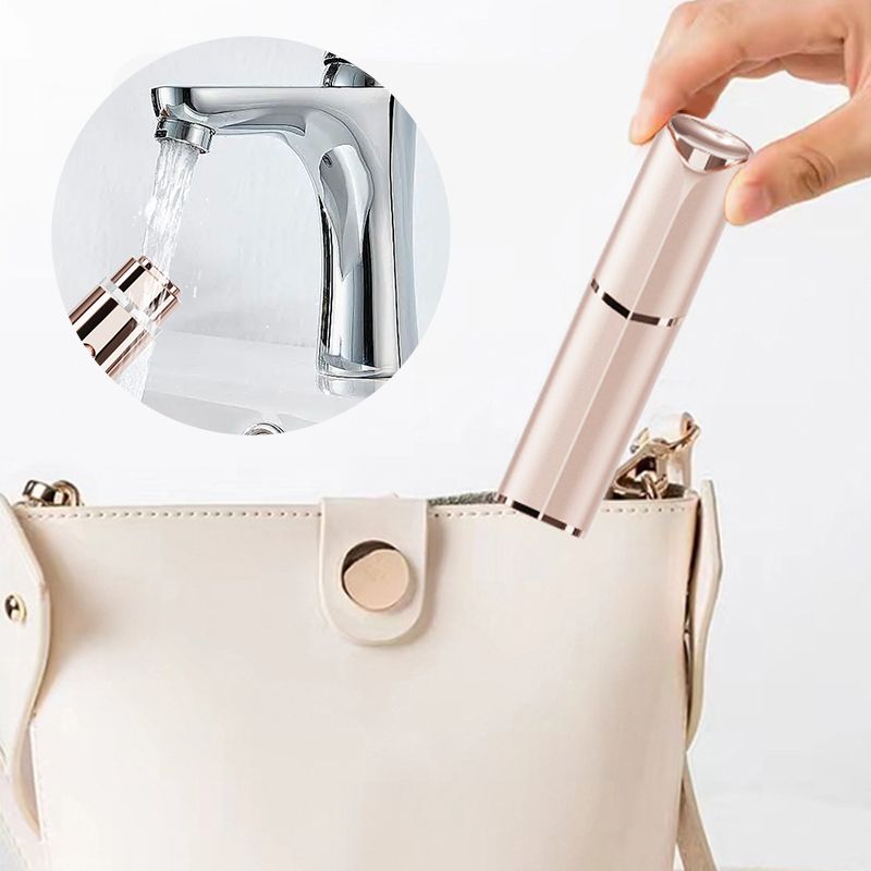 💡🪒 Épilateur facial 2-en-1 pour femme – Doux, éclairage LED, recharge USB, l’outil de précision qui capture les poils les plus fins pour une peau lisse et nette, à la maison comme en voyage 🌸🔋