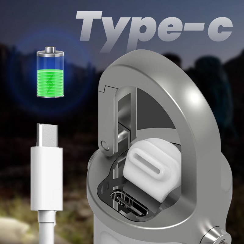 🔥 Vente chaude 55% de réduction 🔥 1200lm super lumineux Mini porte - clés lampe de poche étanche