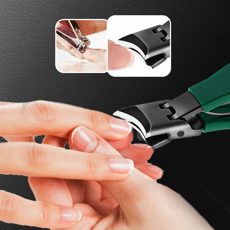 Coupe-ongles grande ouverture anti-éclaboussures