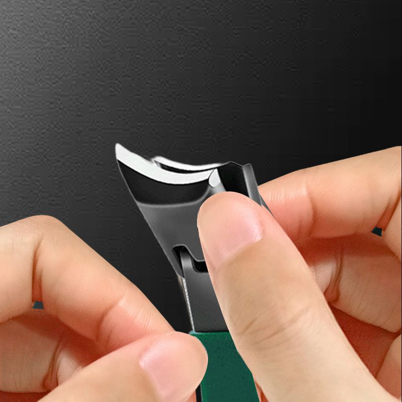Coupe-ongles grande ouverture anti-éclaboussures