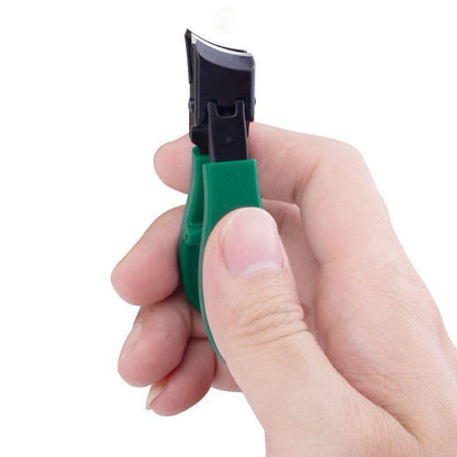 Coupe-ongles grande ouverture anti-éclaboussures