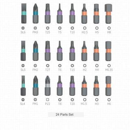 🔩50% de réduction 🛠️ Jeu de Tournevis 24-en-1 – Magnétique, Compact & Portable, Idéal pour Réparations et Bricolage 🔧📦