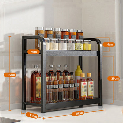 🧊 Étagère de Cuisine Multifonction Stable avec Crochets