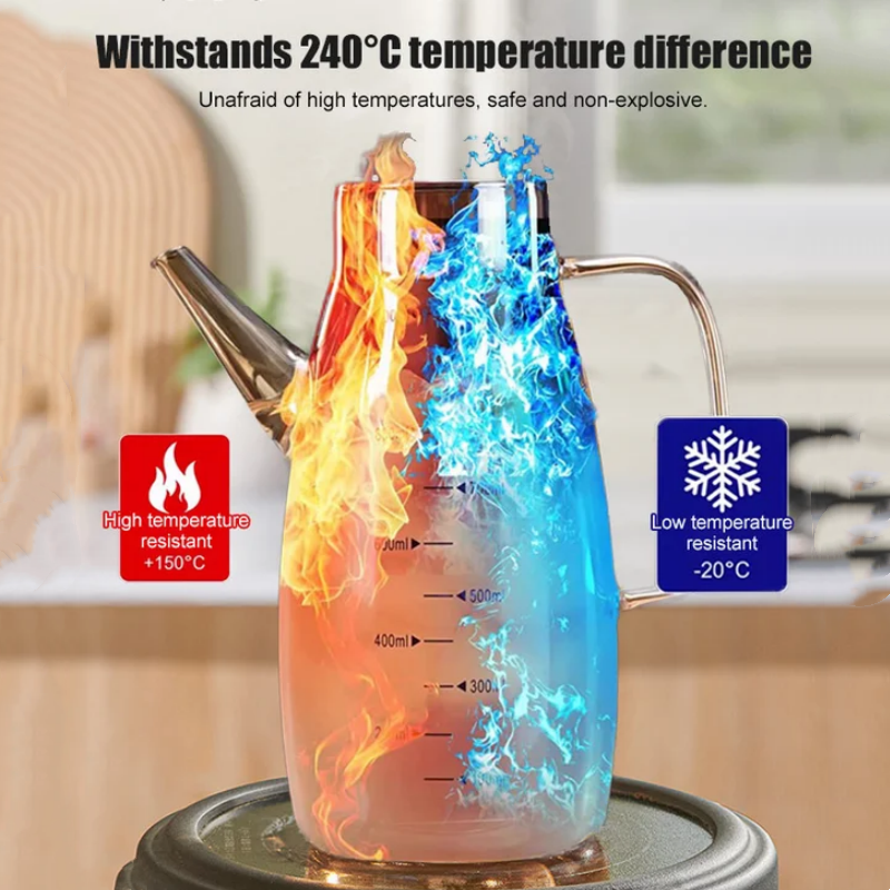 Bidon Verseur d'Huile avec Bec Anti-Goutte