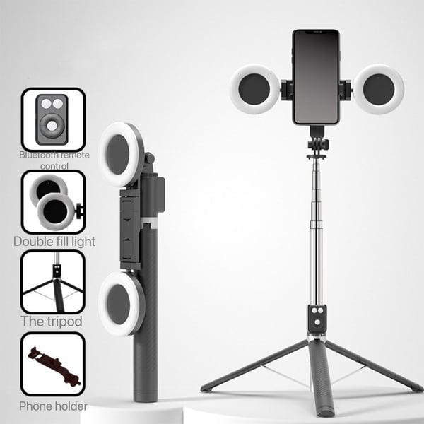 🎁Vente à chaud 50% de réduction Nouvelle canne à selfie rétractable et trépied polyvalent pour téléphone portable