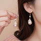 ✨️50% de réduction✨️Collier et boucles d'oreilles vintage élégants en perles d'imitation de zircone