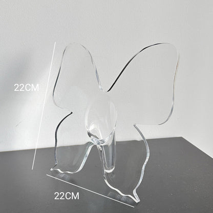 🔥Vase Décoratif Transparent Inspiré par le Papillon 🦋💎