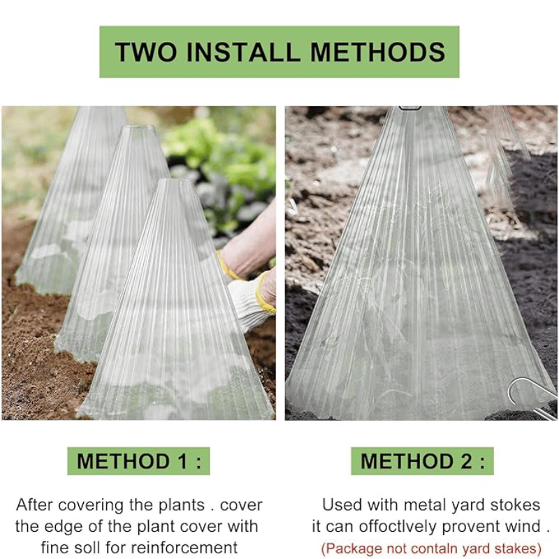 10/20/30 pièces – Cloche de jardin transparente pour plantes