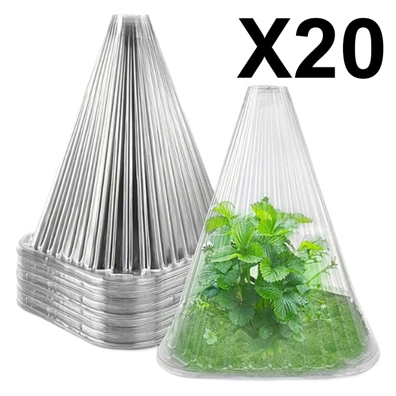10/20/30 pièces – Cloche de jardin transparente pour plantes