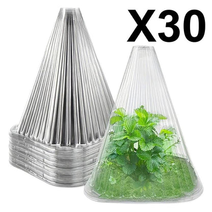 10/20/30 pièces – Cloche de jardin transparente pour plantes