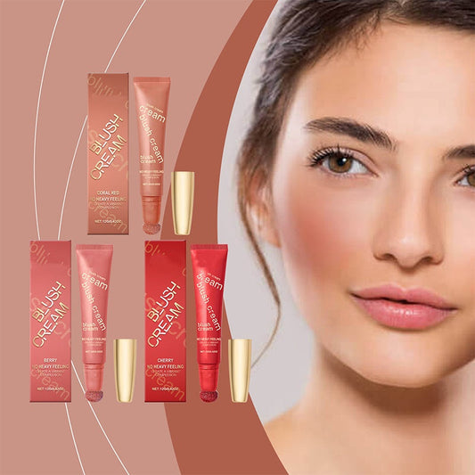 Crème Blush Shimmer Naturelle Longue Tenue