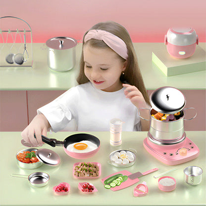 🎁🎄[Meilleur cadeau pour un enfant]🍳Jouets mini-cuisine pour enfants - 22 PCS Set