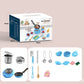 🎁🎄[Meilleur cadeau pour un enfant]🍳Jouets mini-cuisine pour enfants - 22 PCS Set
