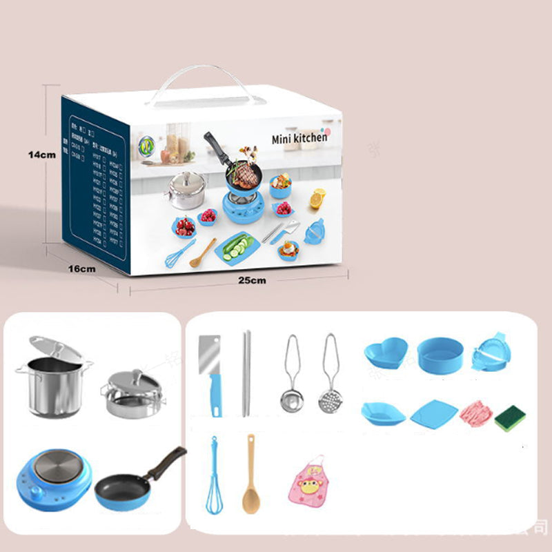 🎁🎄[Meilleur cadeau pour un enfant]🍳Jouets mini-cuisine pour enfants - 22 PCS Set