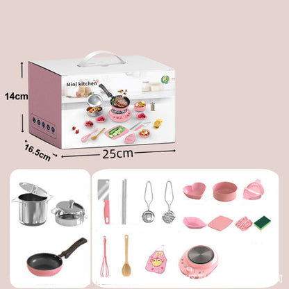 🎁🎄[Meilleur cadeau pour un enfant]🍳Jouets mini-cuisine pour enfants - 22 PCS Set