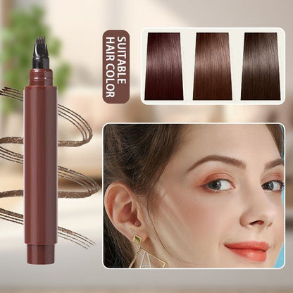 💄Achetez-en 1 obtenez-en 1 gratuitement✨Stylo 4 en 1 Waterproof pour Barbe & Sourcils – Tenue 24h, Sans Bavures & 4 Teintes Naturelles🧔‍♂️👁️