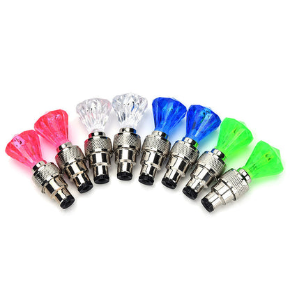 Lot de 8 lampes lumineuses étanches pour pneus de moto