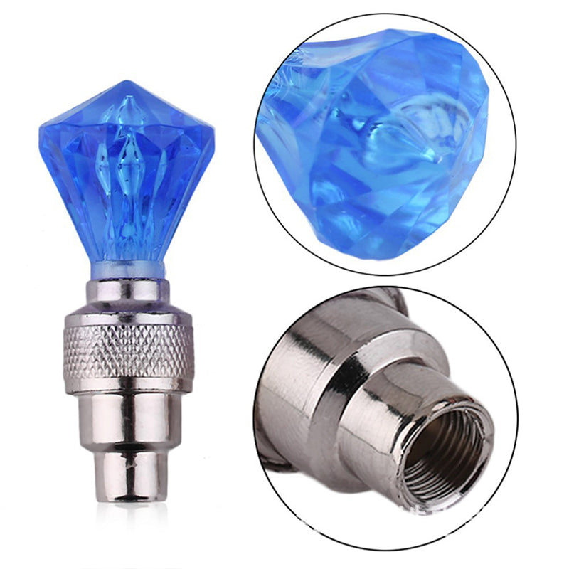Lot de 8 lampes lumineuses étanches pour pneus de moto