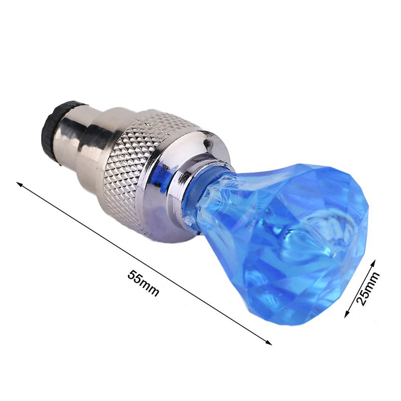 Lot de 8 lampes lumineuses étanches pour pneus de moto