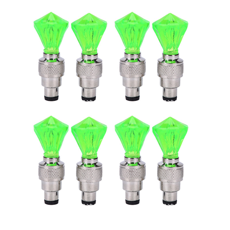 Lot de 8 lampes lumineuses étanches pour pneus de moto