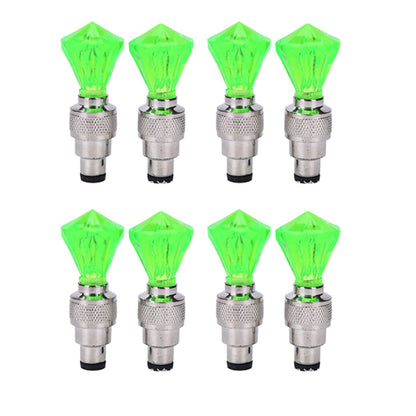 Lot de 8 lampes lumineuses étanches pour pneus de moto