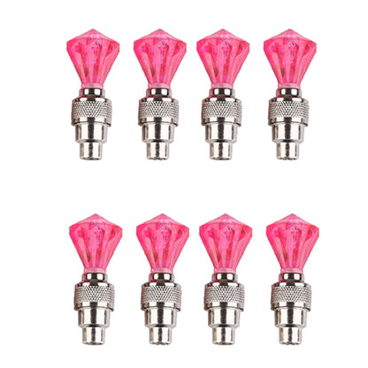 Lot de 8 lampes lumineuses étanches pour pneus de moto