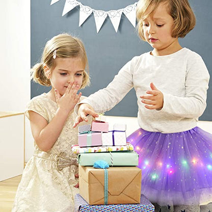 👗 50% DE RÉDUCTION ! ✨ Jupe Tutu LED Magique - Illumination Éclatante avec 8 Modes Lumineux, Parfaite pour Fêtes/Déguisements/Photos 💃🎉