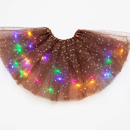 👗 50% DE RÉDUCTION ! ✨ Jupe Tutu LED Magique - Illumination Éclatante avec 8 Modes Lumineux, Parfaite pour Fêtes/Déguisements/Photos 💃🎉