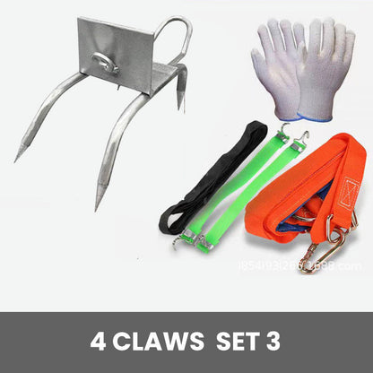 Outdoor Tree-Climbing Anti-Slip Cat Claw Shoes Set