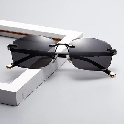 📢📢2 dernières heures : Grande vente⏰⏰🕶️ Lunettes de Soleil HD Sans Cadre Ultra-Légères - Protection UV400 et Vision sans Distortion 🌞📦