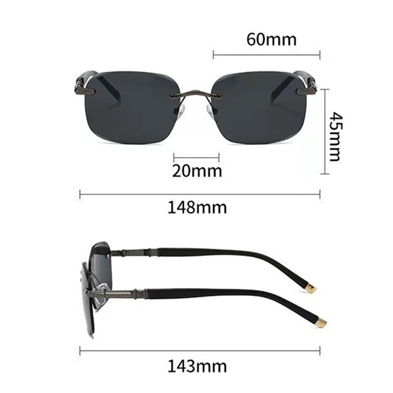 📢📢2 dernières heures : Grande vente⏰⏰🕶️ Lunettes de Soleil HD Sans Cadre Ultra-Légères - Protection UV400 et Vision sans Distortion 🌞📦